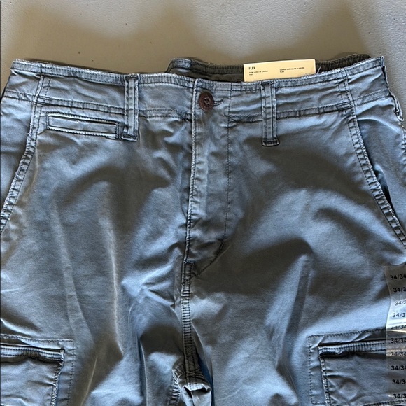 American Eagle Outfitters Men's Slate Cargo Pants - Picture 7 of 8